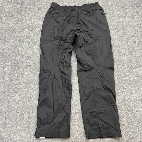 REI Co-op Pants Mens Medium Short Black Rain Nylon Ripstop Water Resistant Shell - Picture 5 of 14